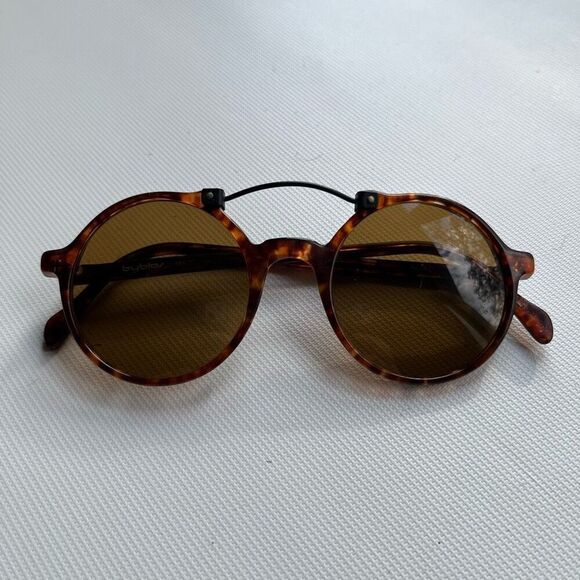 Vintage Authentic Byblos Italian Designer Tortoise Shell Sunglasses - Picture 6 of 10